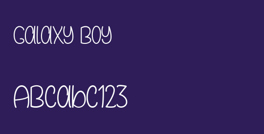Galaxy Boy