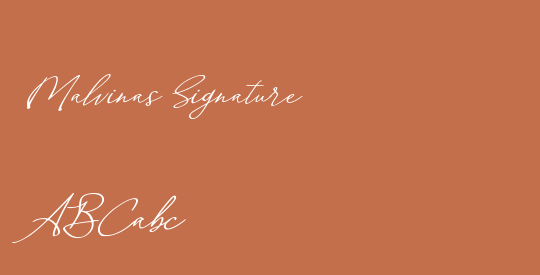 Malvinas Signature