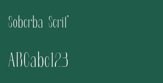 Soberba Serif