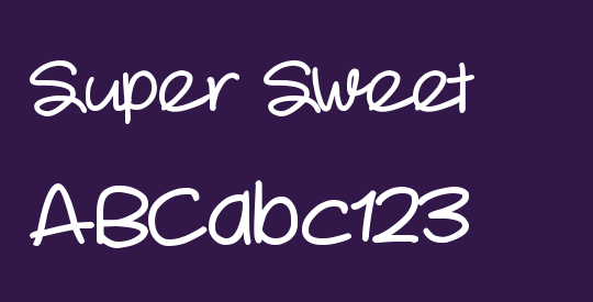 Super Sweet