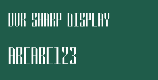 QVR Sharp Display