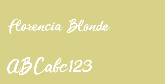 Florencia Blonde