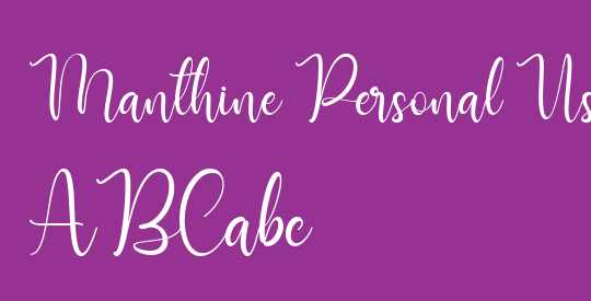 Manthine Personal Use Only