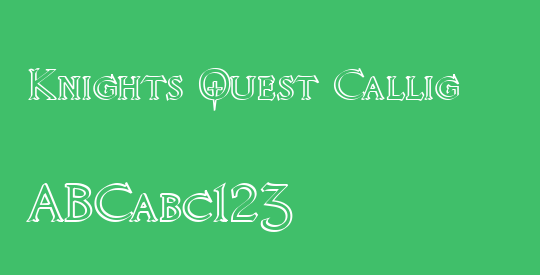 Knights Quest Callig