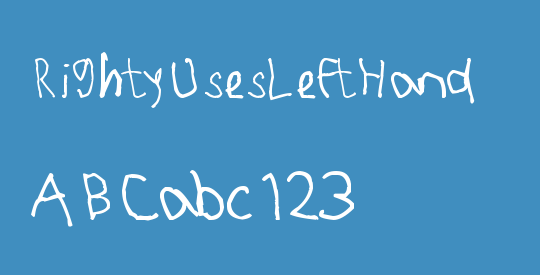 RightyUsesLeftHand