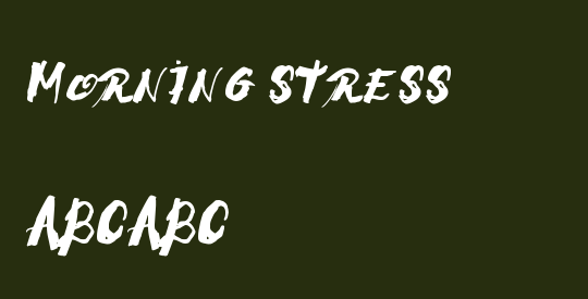 Morning Stress
