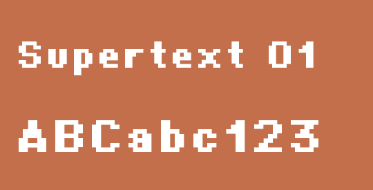 Supertext 01