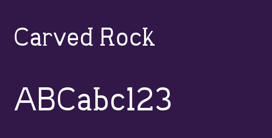 Carved Rock