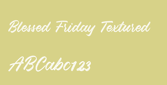 Blessed Friday Textured