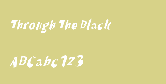 Through The Black