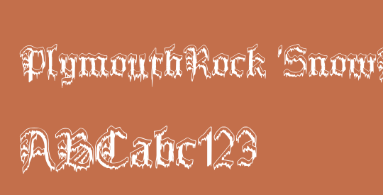 PlymouthRock 'SnowDusted'