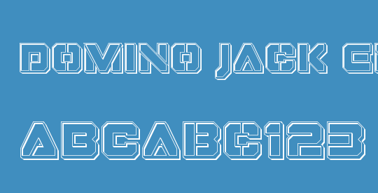 Domino Jack Engraved