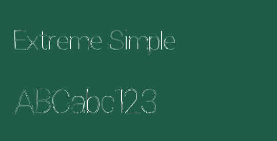 Extreme Simple