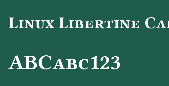 Linux Libertine Capitals