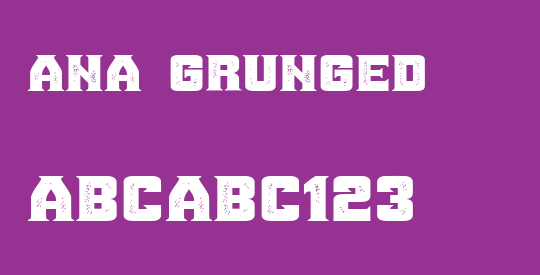 Ana Grunged