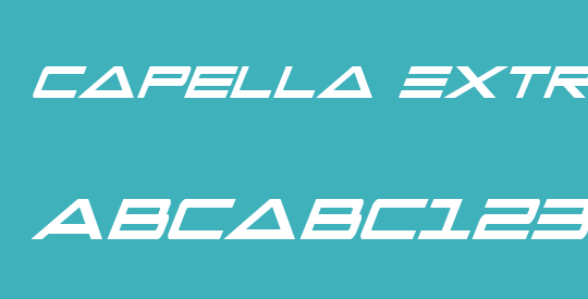 Capella Extra-condensed Italic
