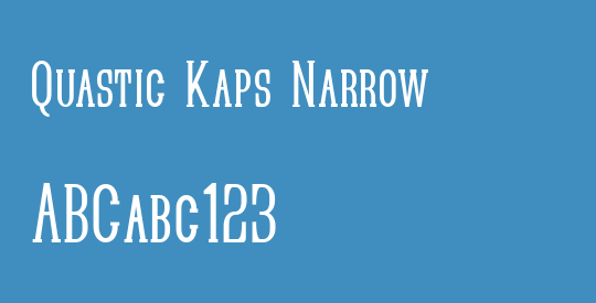 Quastic Kaps Narrow