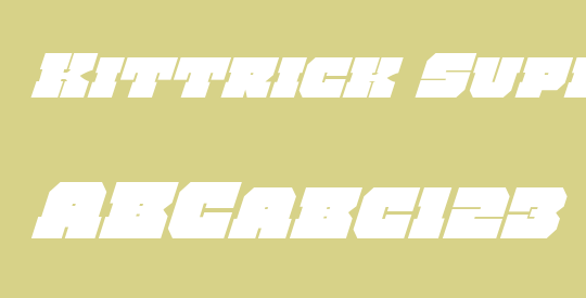 Kittrick Super-Italic