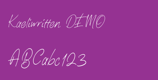 Kaeliwritten DEMO