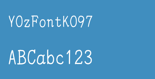 YOzFontKO97