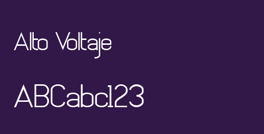 Alto Voltaje