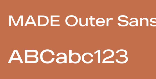MADE Outer Sans