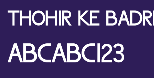 Thohir Ke Badreah