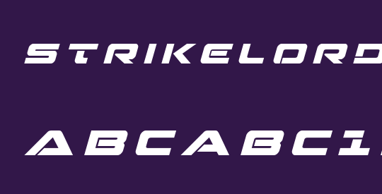 Strikelord Title Italic