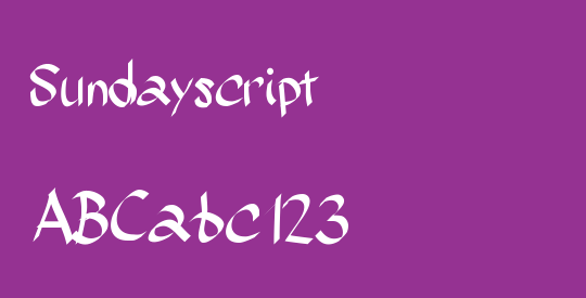 Sundayscript