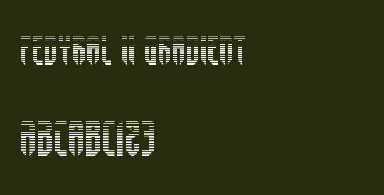 Fedyral II Gradient
