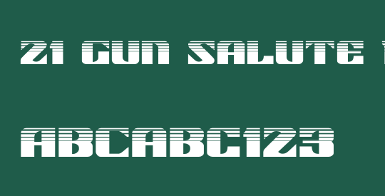 21 Gun Salute Halftone