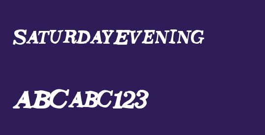 SaturdayEvening