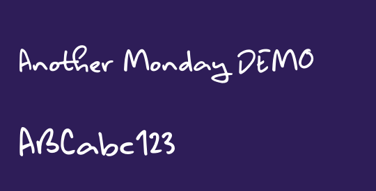 Another Monday DEMO