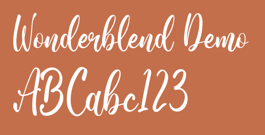 Wonderblend Demo