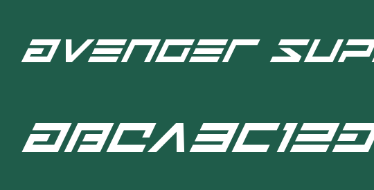 Avenger Super-Italic