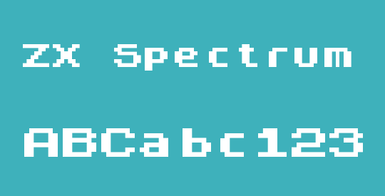 ZX Spectrum 7 Bold