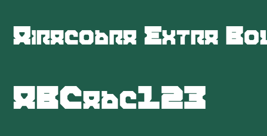 Airacobra Extra Bold