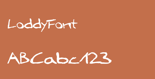 LoddyFont