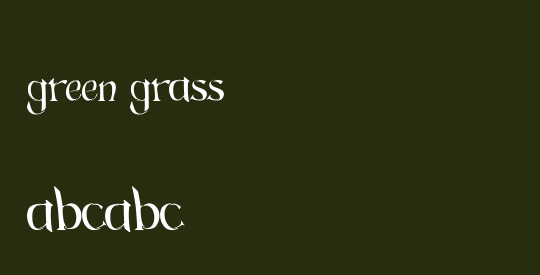 Green Grass