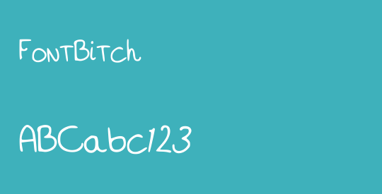 FontBitch