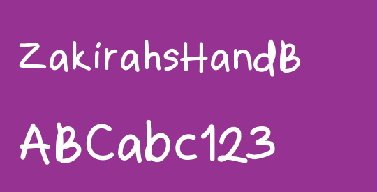 ZakirahsHandB