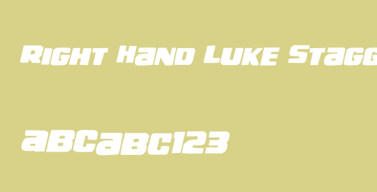 Right Hand Luke Staggered Ital