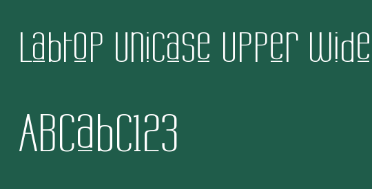 Labtop Unicase Upper Wide