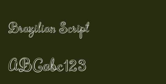Brazilian Script