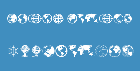 Globe Icons