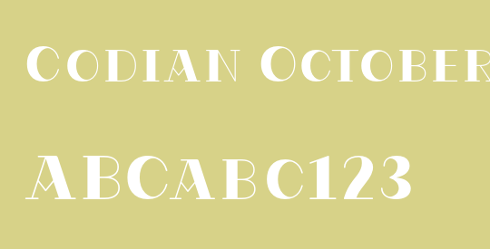 Codian October Eight
