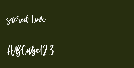 sacred Love