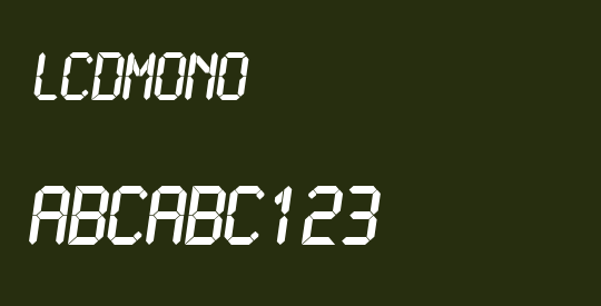 LCDMono