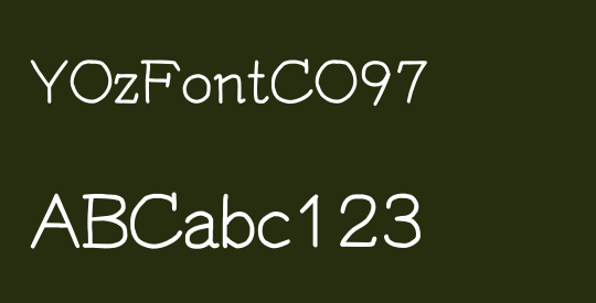 YOzFontCO97