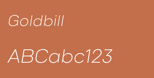 Goldbill